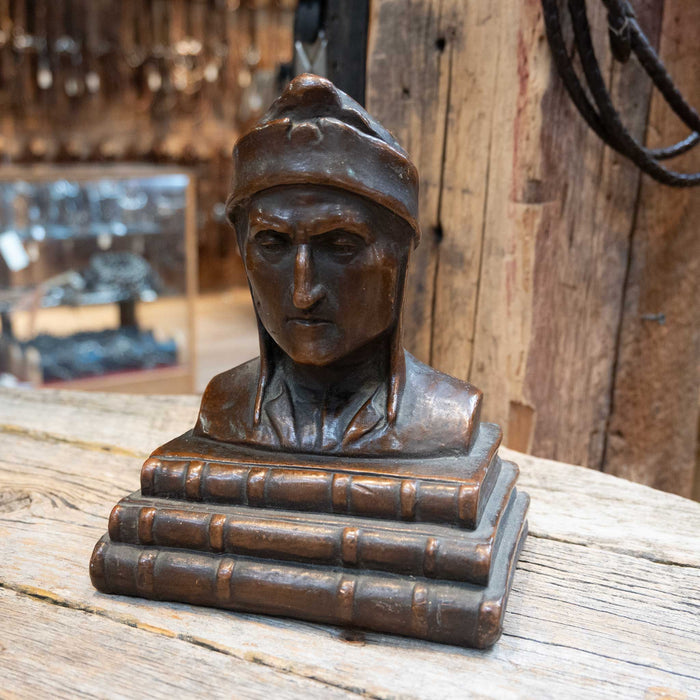 1920's - 30's ARMOR Bronze Statue of Dante Aligheri