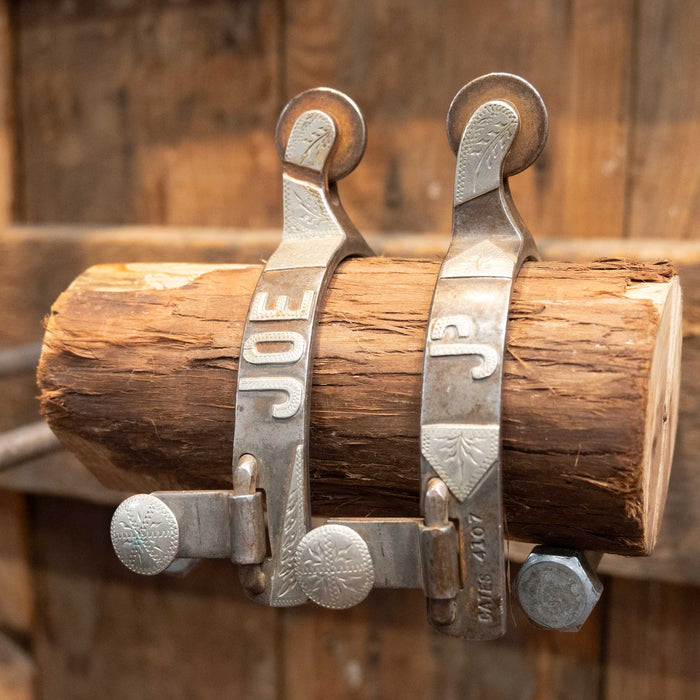 Jerry CATES Spur #4107 Silver Mounted Tack - Spurs Jerry CATES