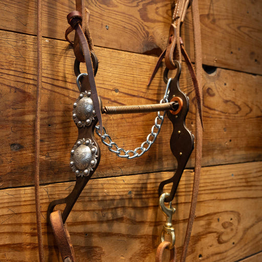Dale Myres Copper Wrapped Mullen Bridle Rig Tack - Rigs Dale Myres