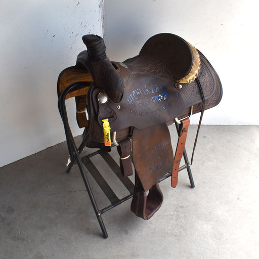 Used 15" Double J Rider Saddle Sale Barn Teskey's