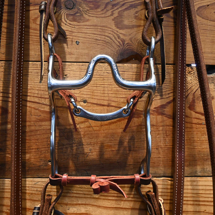 Gorgeous Luke Spraberry Solid Port Bridle Rig w/ All New Leather