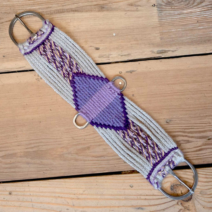 Ross Bullinger 26" Silver/Purple Mohair Cinch