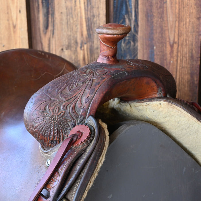 14.5" USED TRENT WARD RANCH SADDLE Saddles - Used Trent Ward