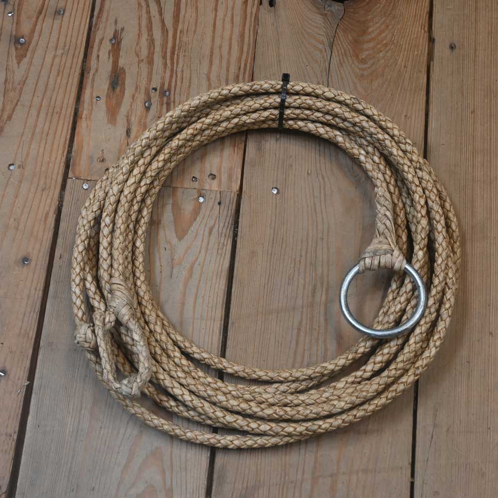 31' Handmade Rawhide Lariat Rope RR056 Tack - Ropes Teskey's   