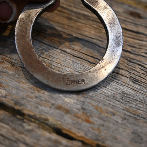 Handmade by Larry TURNER - Silver Mounted Tie Ring AAHT102 Tack - Conchos & Hardware Larry Turner