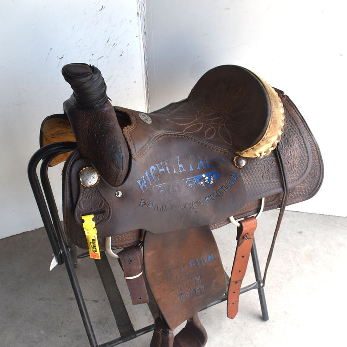 Used 15" Double J Rider Saddle Sale Barn Teskey's