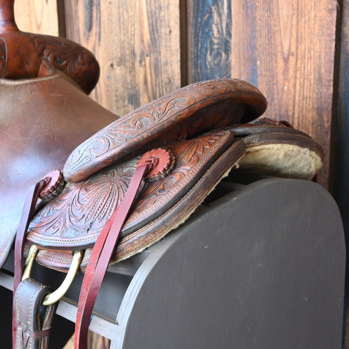 14.5" USED TRENT WARD RANCH SADDLE Saddles - Used Trent Ward