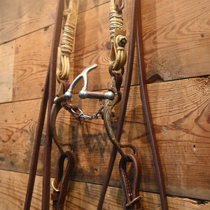 Bridle Rig - Kerry Kelley Silver Mounted Correction  Bit - RIG522 Tack - Rigs Kerry Kelley   