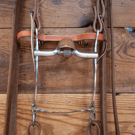 Hooded Copper Port Correction Rig w/Single Ear Headstal Sale Barn misc