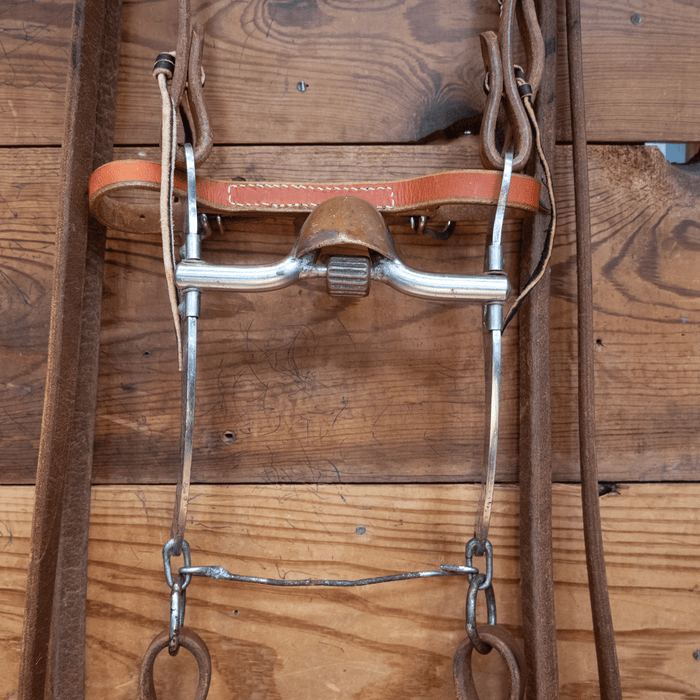 Hooded Copper Port Correction Rig w/Single Ear Headstal Sale Barn misc