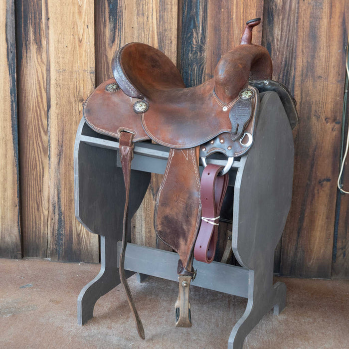 14" USED JEFF SMITH XTREME BARREL SADDLE