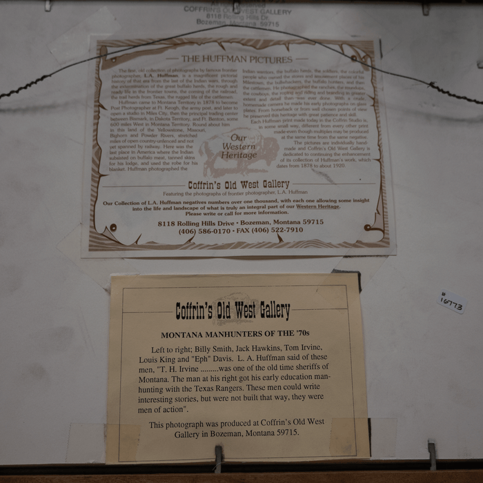 Vintage Prints from 1870's Cowboy's in the Bar