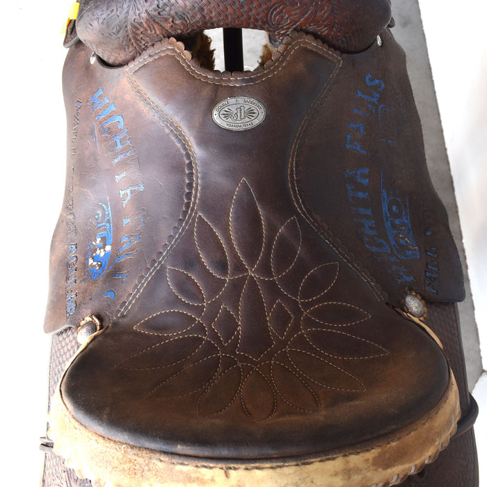 Used 15" Double J Rider Saddle Sale Barn Teskey's