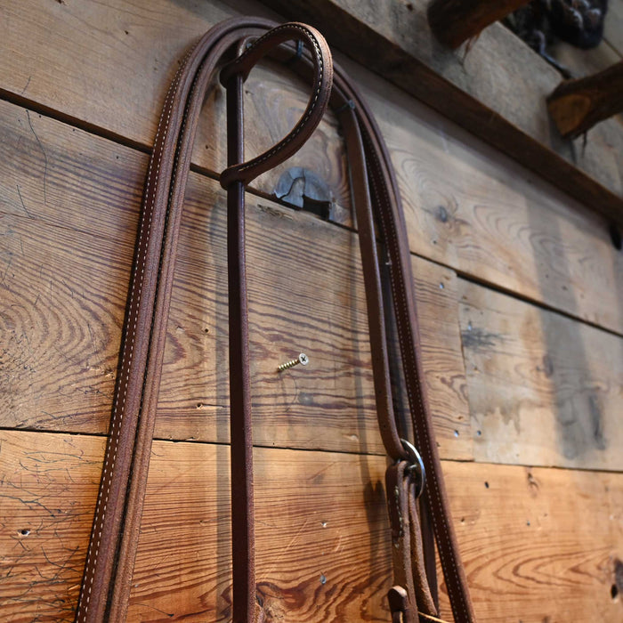 Gorgeous Luke Spraberry Solid Port Bridle Rig w/ All New Leather
