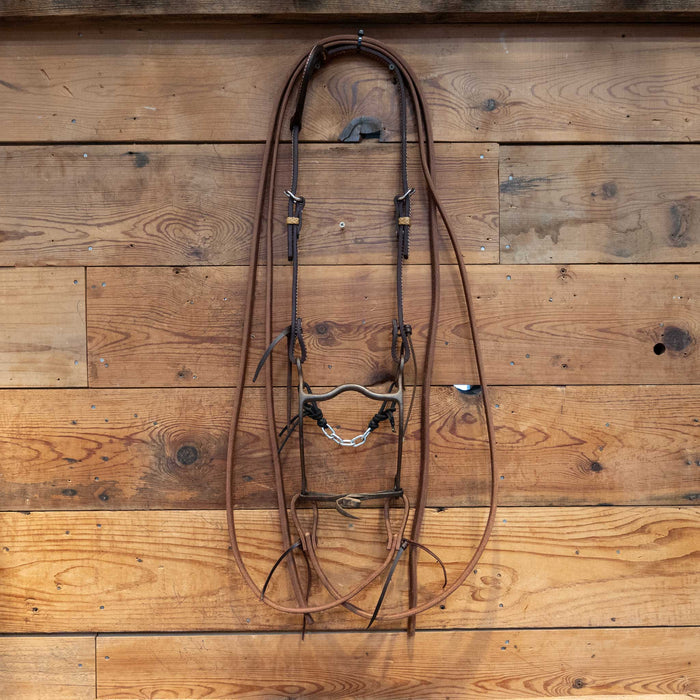 Kerry Kelley Low Port Bridle Rig w/ Single Ear Headstall