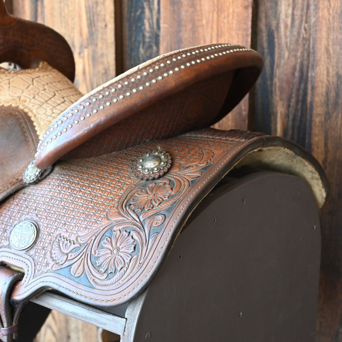 14" USED REINSMAN XTREME SERIES BARREL SADDLE