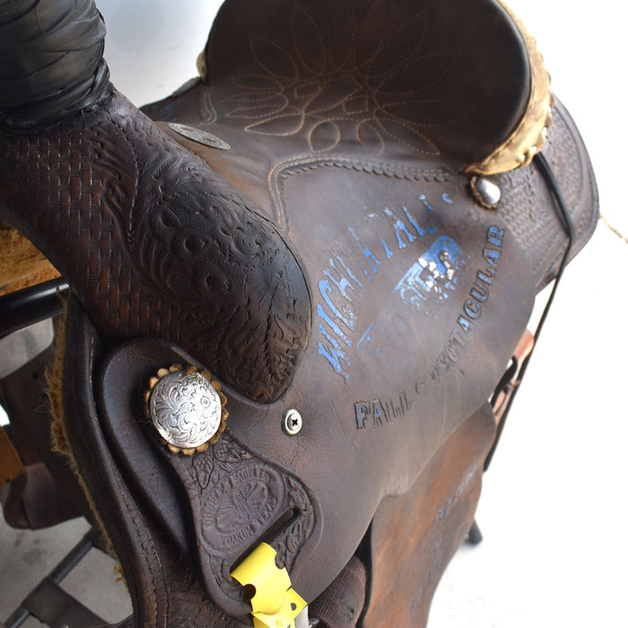 Used 15" Double J Rider Saddle Sale Barn Teskey's