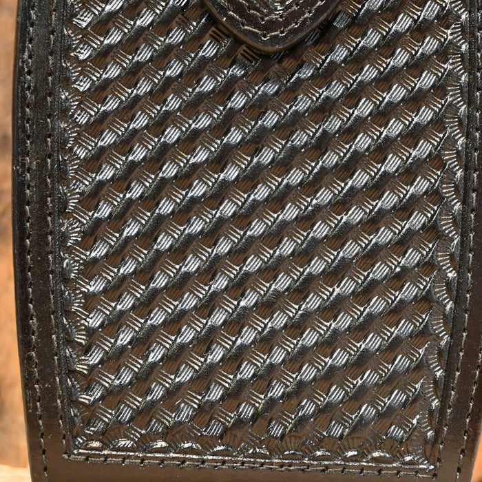 Black Leather Phone Holder Collectibles MISC