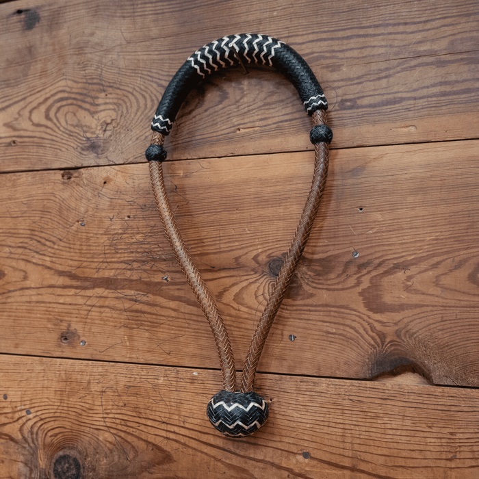 16 Plait Braided Rawhide Bosal Tack - Nosebands & Tie Downs MISC