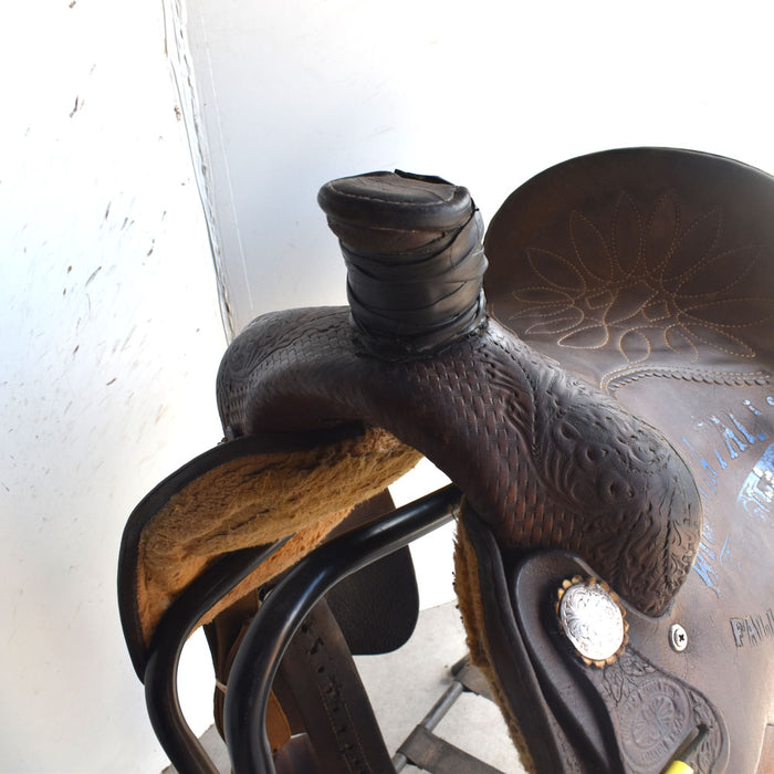 Used 15" Double J Rider Saddle Sale Barn Teskey's