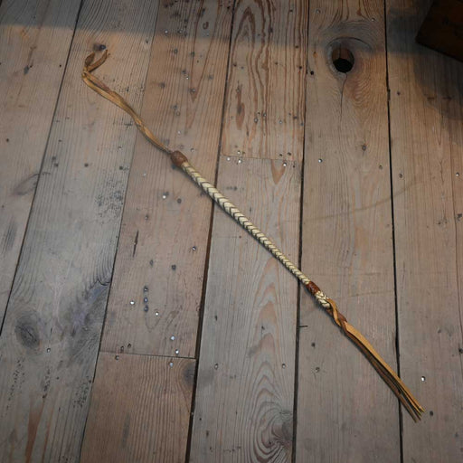 Vintage Handmade Leather Quirt Tack - Whips, Crops & Quirts MISC