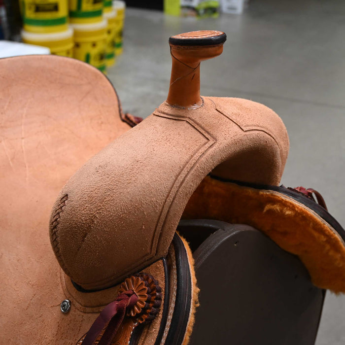15.5" TESKEY'S PRO CUTTER RANCH CUTTER SADDLE