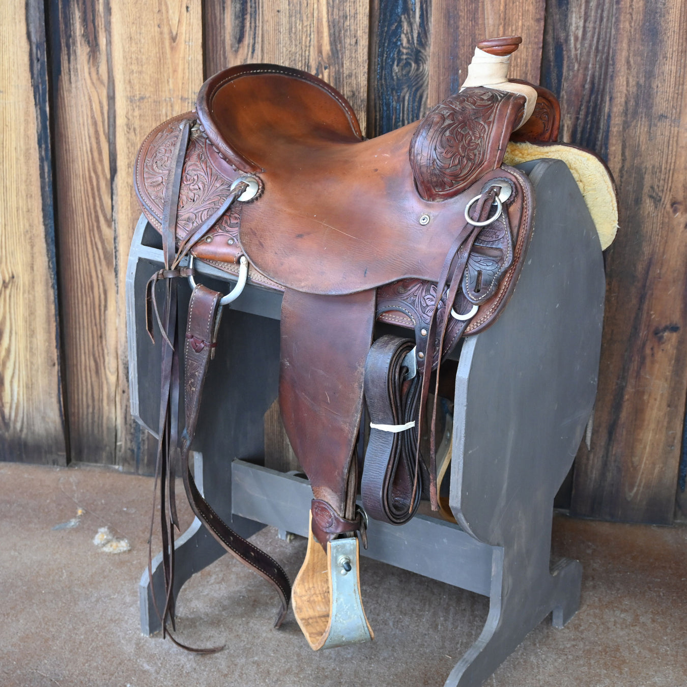 15" USED TRENT WARD RANCH SADDLE Saddles - Used Trent Ward