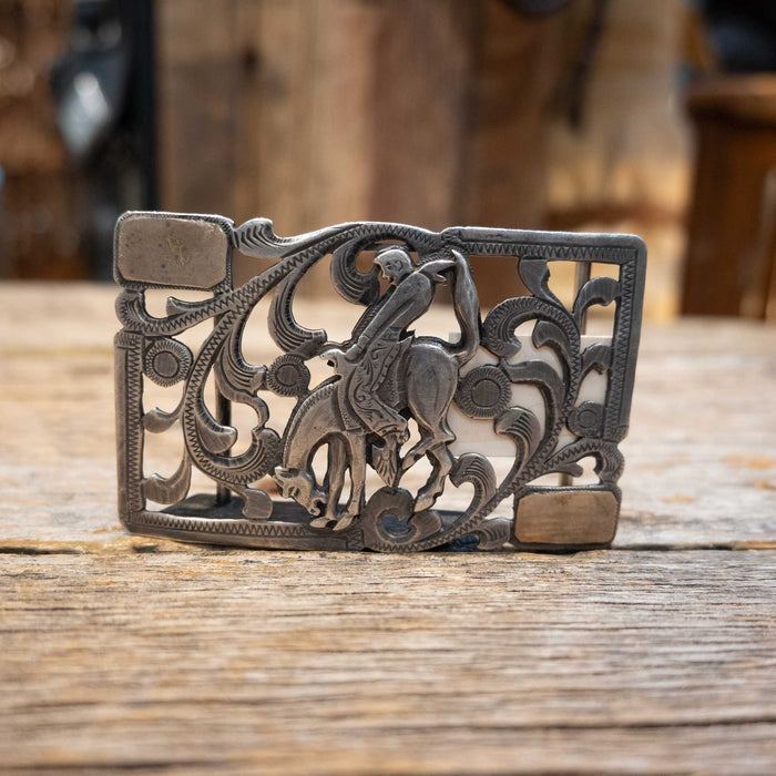 1950's Sterling Silver Buckin' Horse Buckle