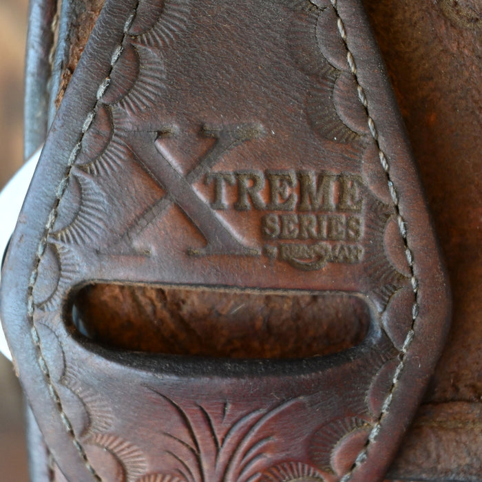 14" USED REINSMAN XTREME SERIES BARREL SADDLE