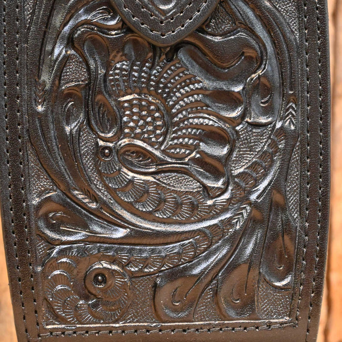 Black Leather Phone Holder Collectibles MISC