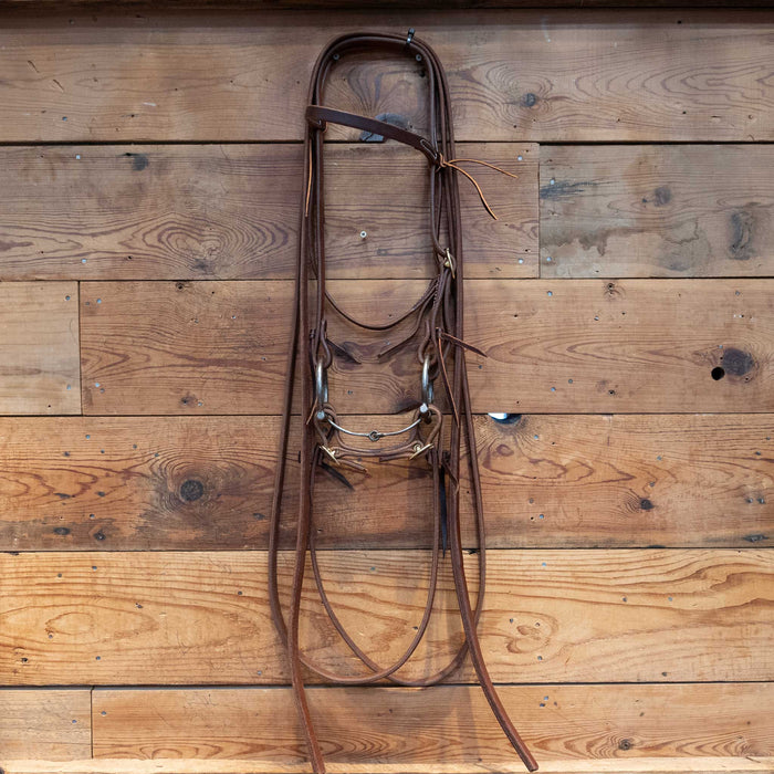 Josh Ownbey D-Ring Snaffle Bridle Rig w/ Browband Headstall