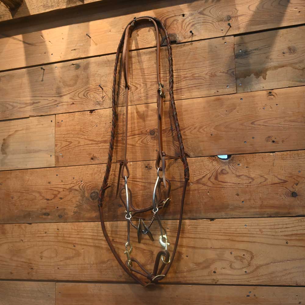 Barrel Rig  -  Kerry Kelley Frank J - 2 Piece Twisted Gag - RIG698 Tack - Rigs Kerry Kelley   