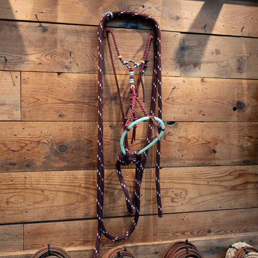 Massie Western Creations Horsehair Crowsfoot Hackamore Tack - Training Massie Western Creations