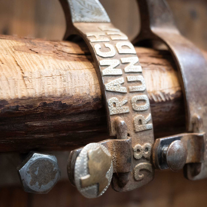 Jerry CATES "98 Ranch Round Up" Trophy Spurs Tack - Spurs Jerry CATES