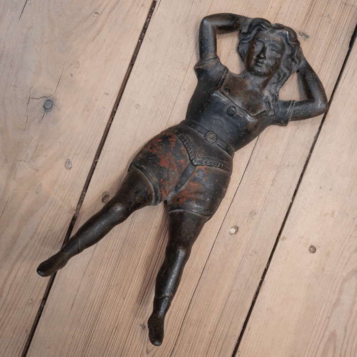 Late 1800's Cast Iron Naughty Nelly Boot Jack