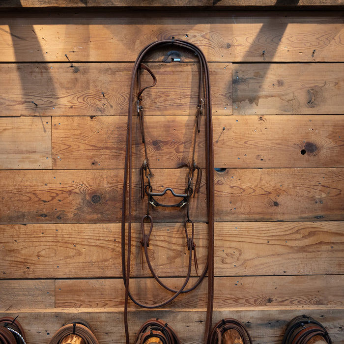Single Ear Solid Port Bridle Rig Tack - Rigs MISC