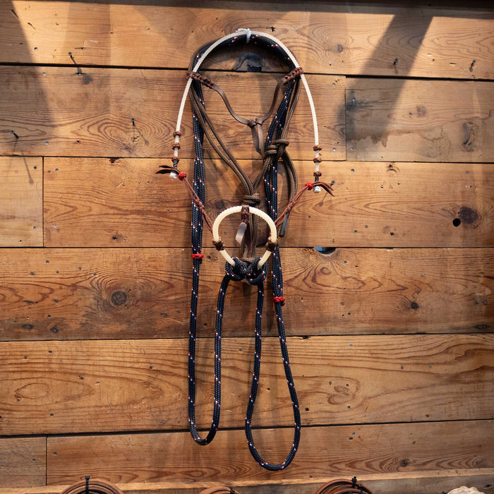 Massie Bonnet Combo Loping Halter Tack - Training Massie Western Creations
