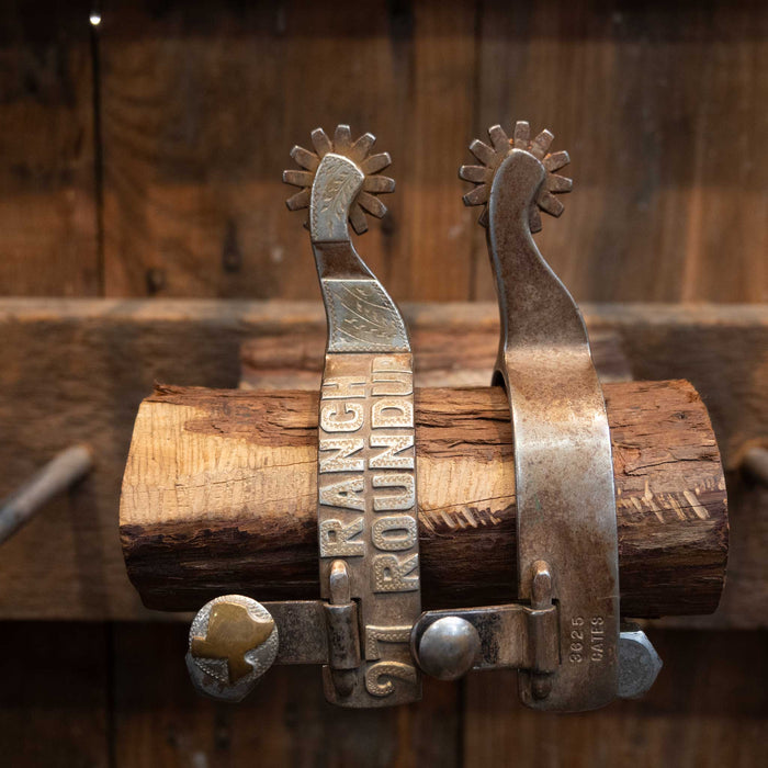 Jerry Cates Mounted Spurs Tack - Spurs Jerry CATES