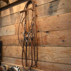 Bridle Rig - Locked Square Snaffle Bit RIG336 Tack - Rigs MISC   