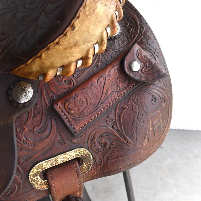 Used 13.5" Billy Cook Rider Saddle Sale Barn Billy Cook