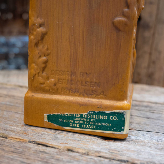 1968 Wildcatter Bournon Whiskey Decanter Louiseville, KY