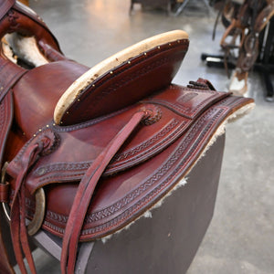 15" USED MARC OLVIER MULE SADDLE Saddles MARC OLIVER SADDLERY