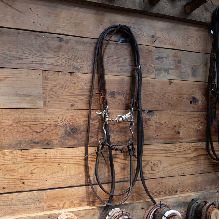 B. Anthony Silver Mounted Port Bridle Rig 1963