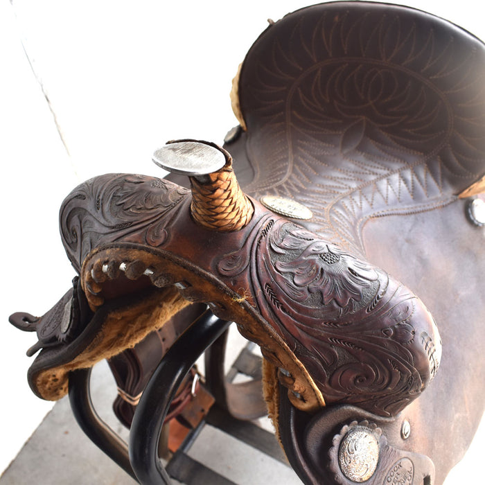 Used 13.5" Billy Cook Rider Saddle Sale Barn Billy Cook