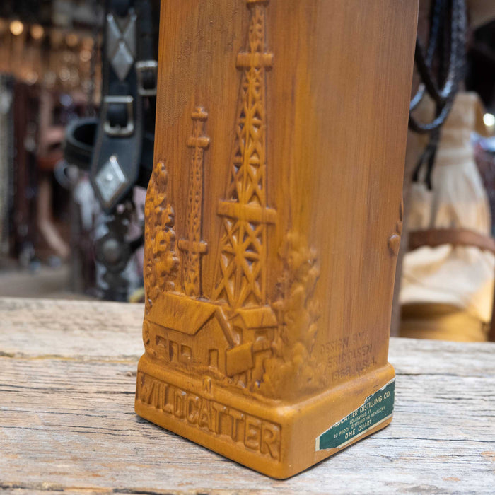 1968 Wildcatter Bournon Whiskey Decanter Louiseville, KY