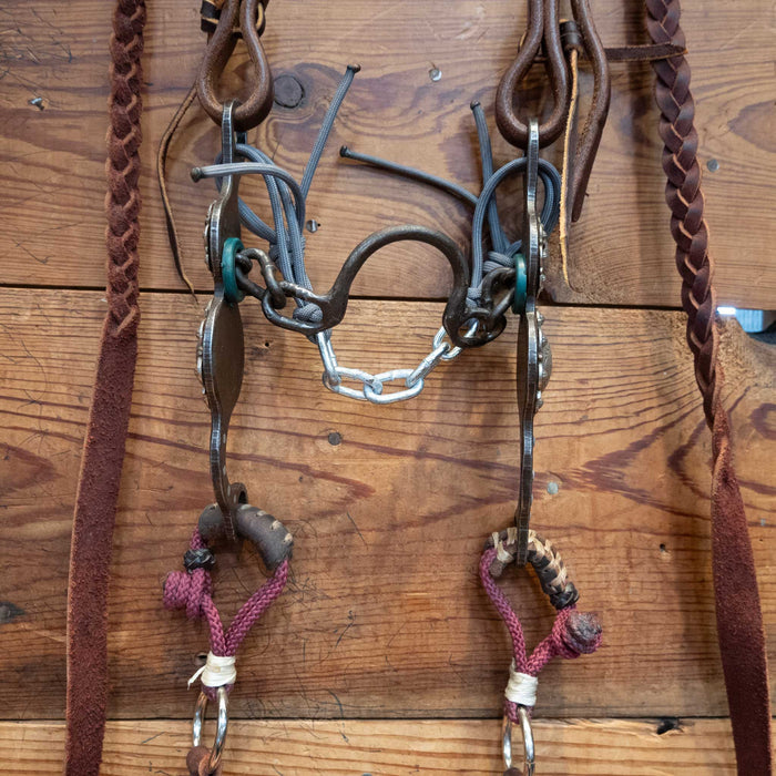 Petska Ported Chain Bridle Rig w/ Single Ear Headstall