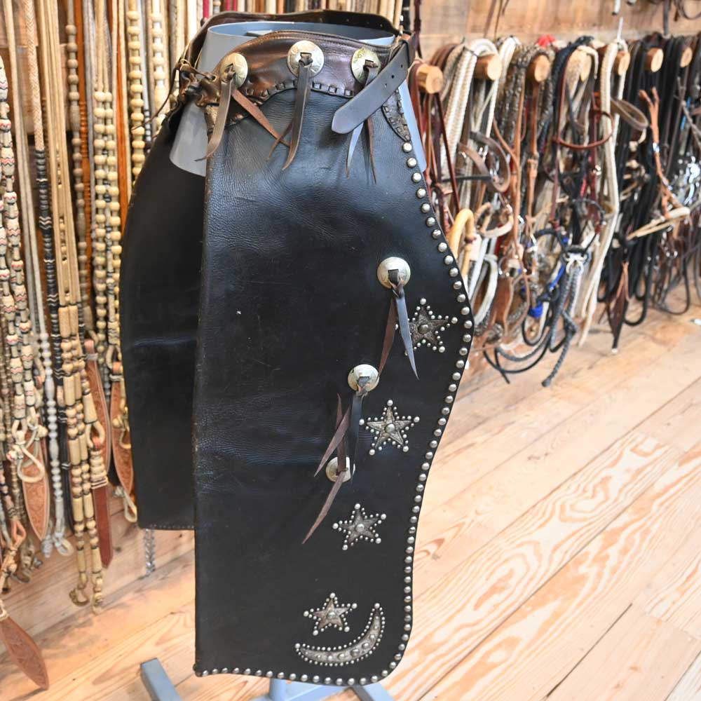Hamley's Vintage Stars & Moon Western Chaps Tack - Chaps & Chinks Hamley & Co.