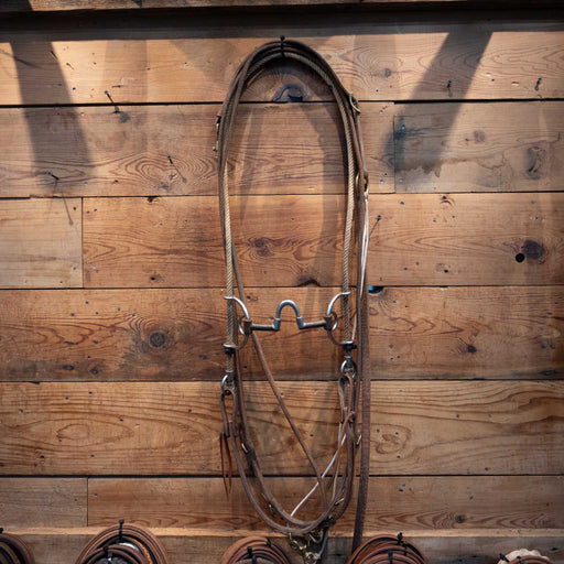 Lariat Draw Gag w/ German Martingale & Split Reins Tack - Rigs MISC