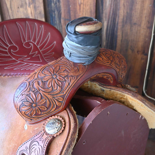 14" USED JEFF SMITH ROPING SADDLE Saddles - New Jeff Smith
