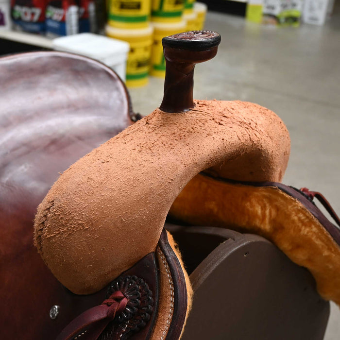 15.5" TESKEY'S PRO CUTTER RANCH CUTTER SADDLE